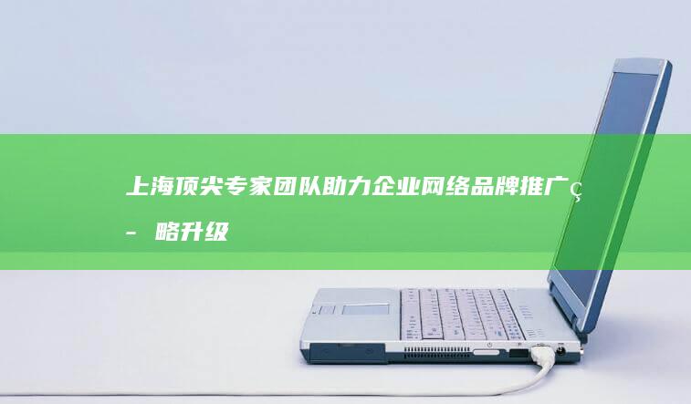 上海顶尖专家团队助力企业网络品牌推广策略升级